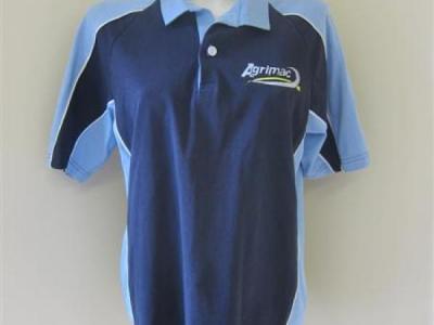 Agrimac Navy and Blue Rugby Top